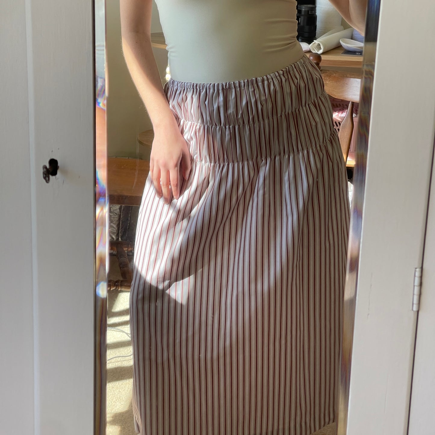 Striped Maxi Skirt