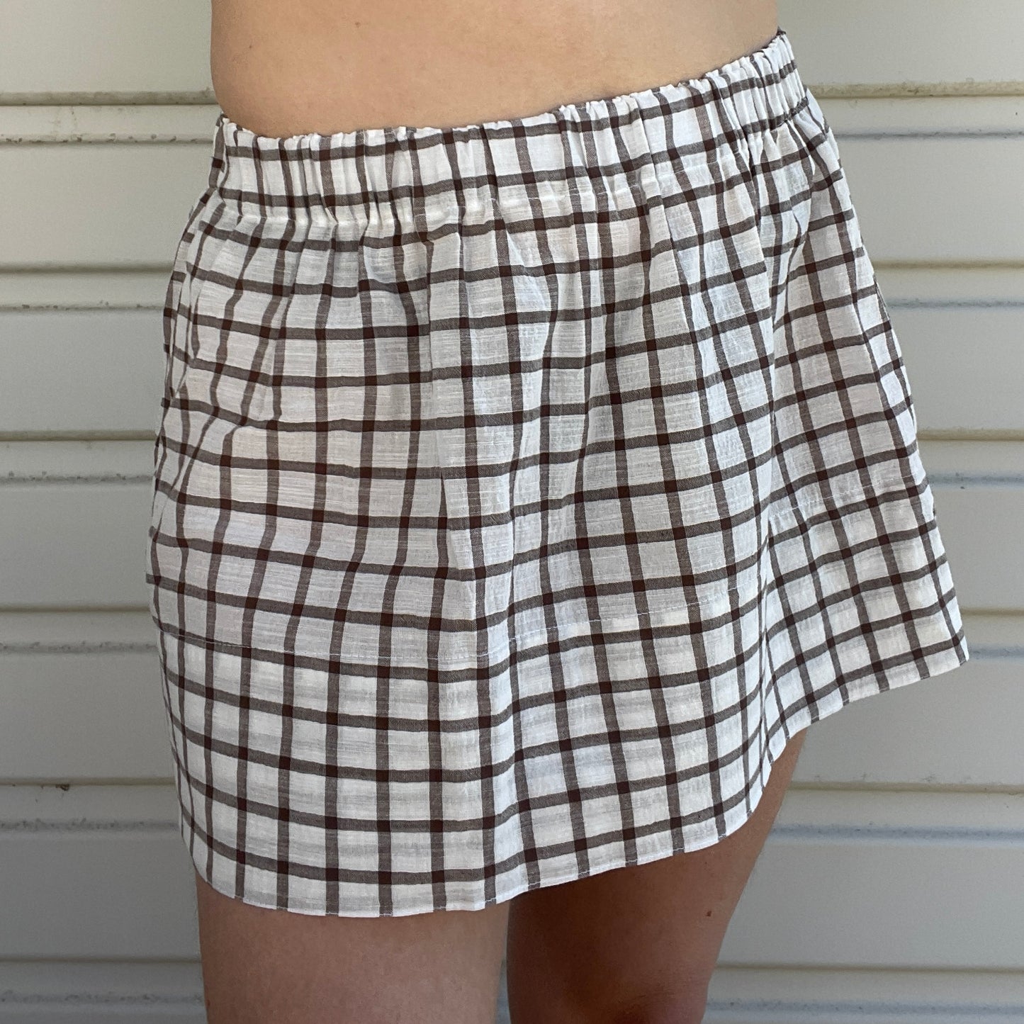 Cotton Mini Skirt