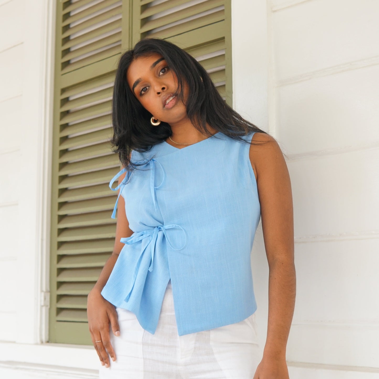 Alba Top - Blue