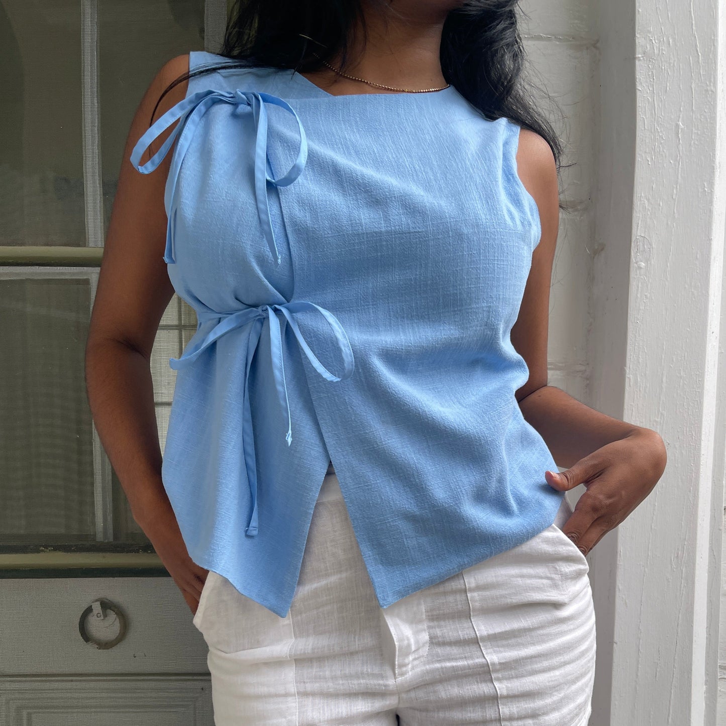 Alba Top - Blue
