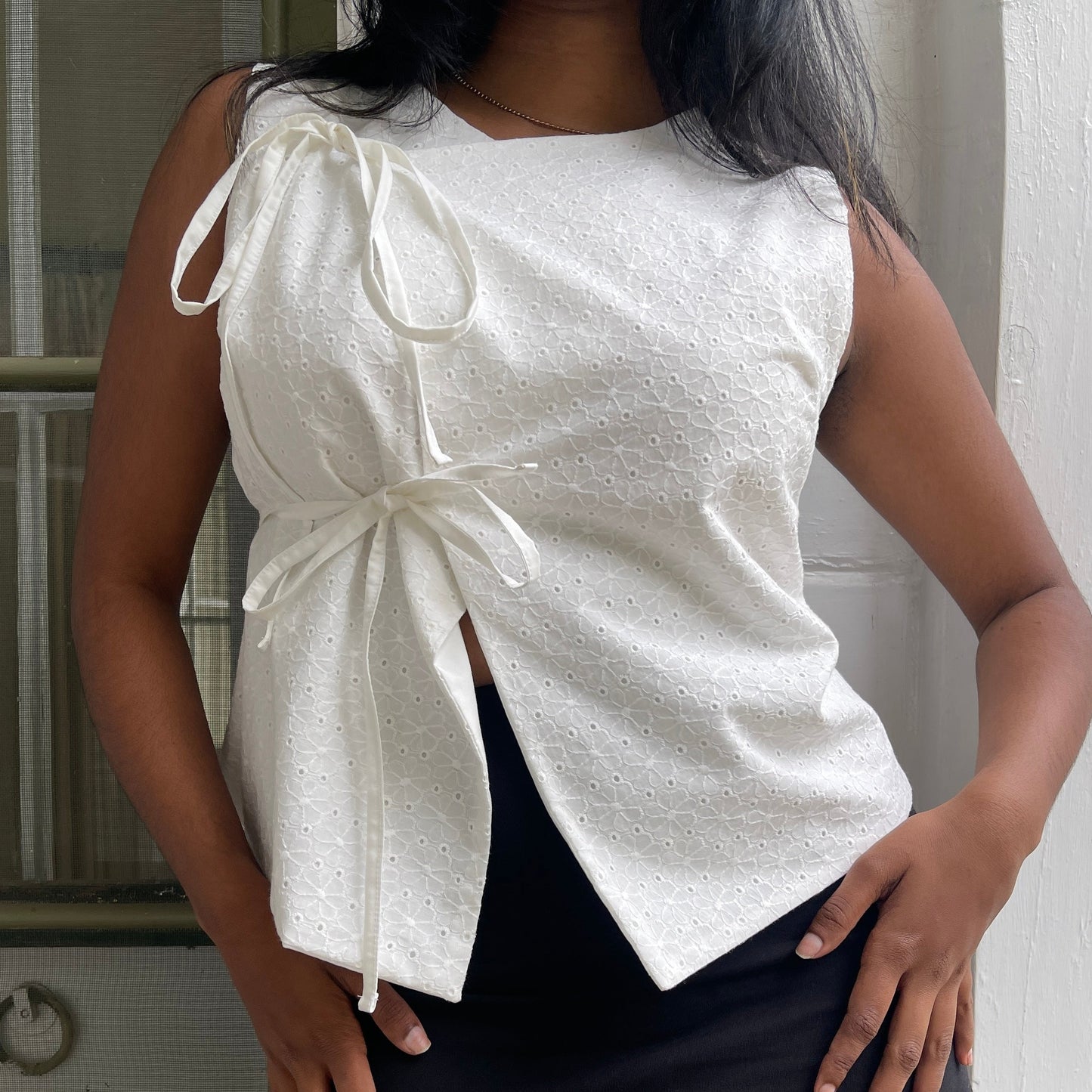 Alba Top - Ivory (Sample)