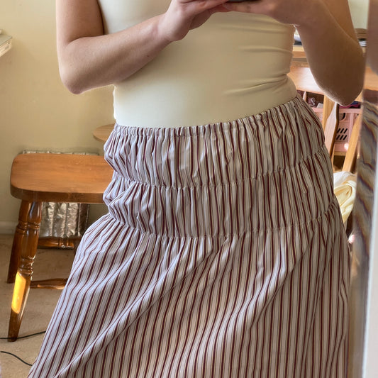 Striped Maxi Skirt