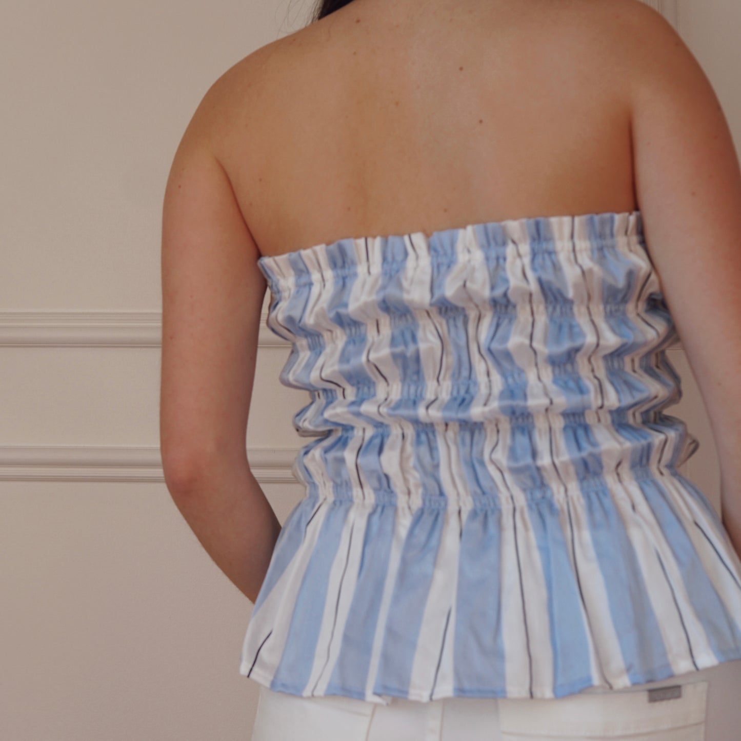 Striped Bubble Top