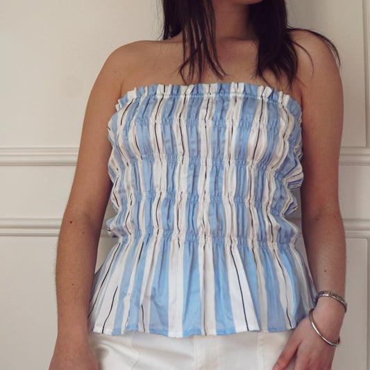 Striped Bubble Top