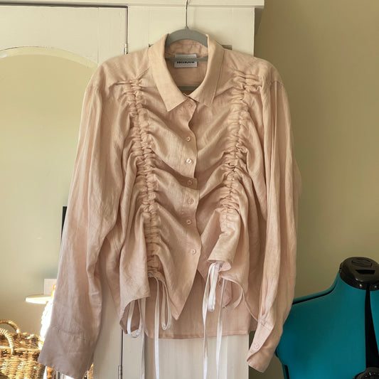 Upcycled Drawstring Shirt