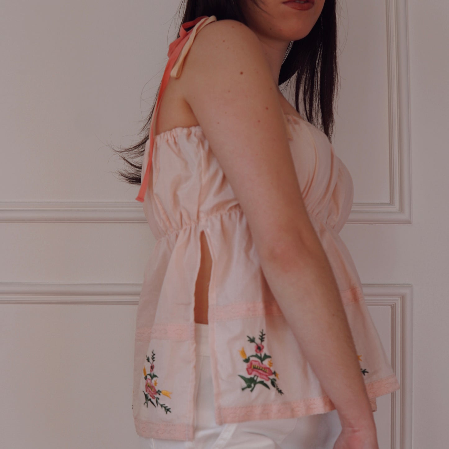 Embroidered Cotton Top