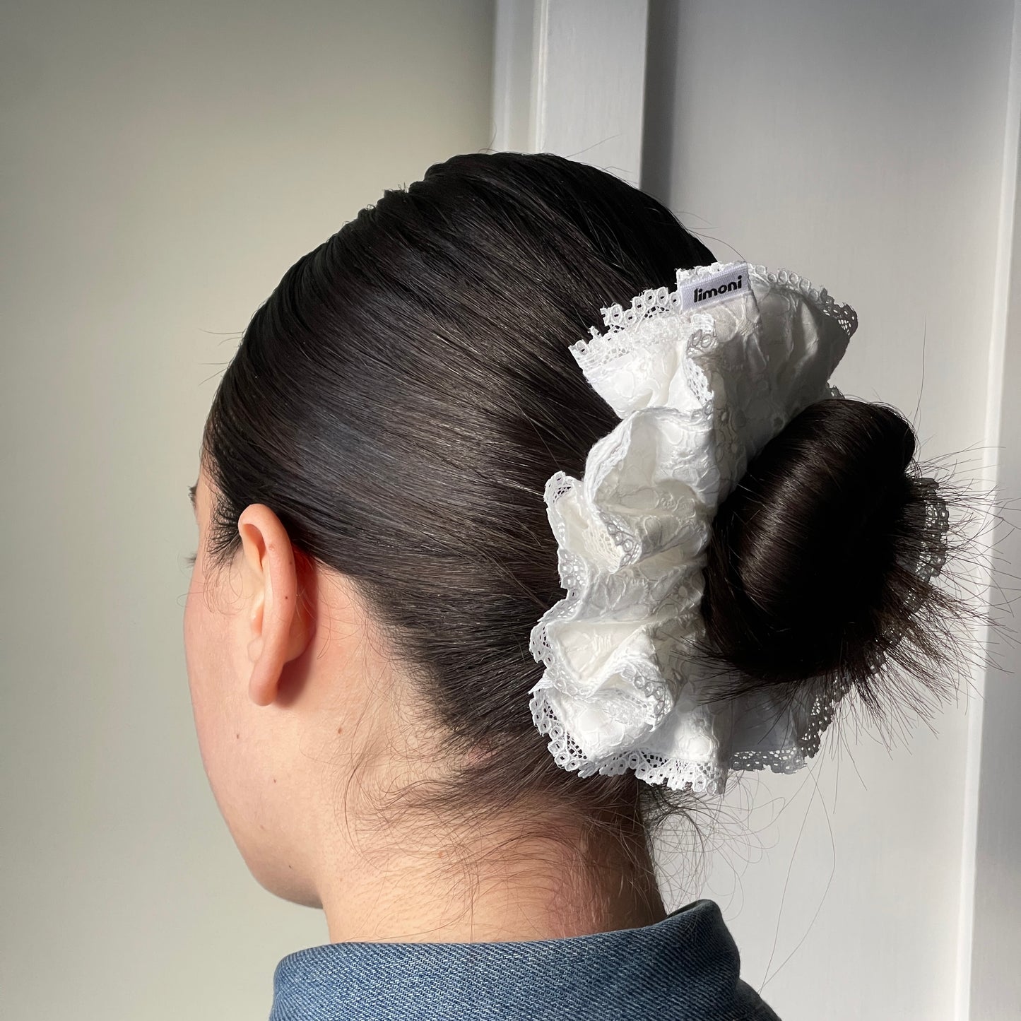 Offcut scrunchie - Ivory