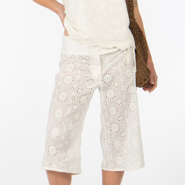 lace capris